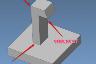 design component for plastic injection mold process