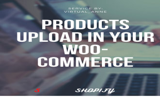 upload products in your woocommerce shopify store