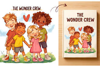 create enchanting childrens book with cute characters