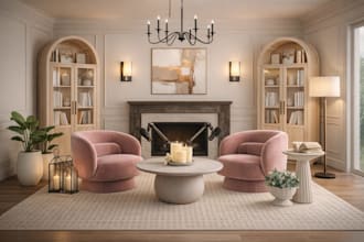 be your professional interior designer and design your space