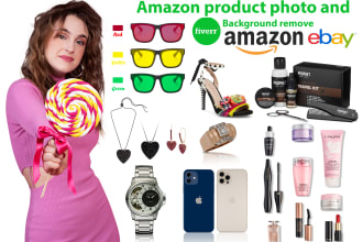 amazon product retouch photo editing and background remove