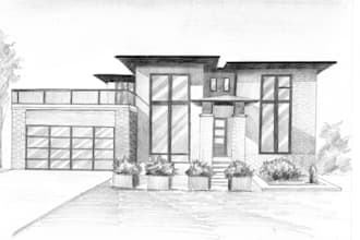 do pencil sketch of your house