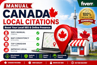 create manual canada local citations to improve SEO