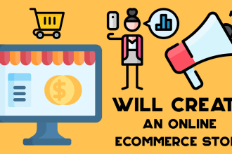 build ecommerce website or online store