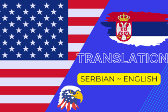 manually translate english to serbian or croatian