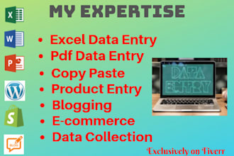 covert pdf to word, excel, copy paste, typing, data entry