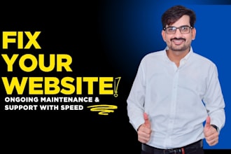 fix, boost your website speed issues, offer ongoing support