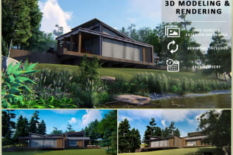 design your house garden, patio, terrace and 3d renderings