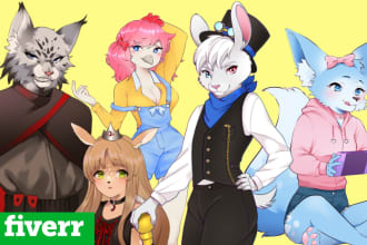 draw furry fursona cute animal character for you nsfw ok