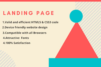 convert pdf or psd into html or landing page