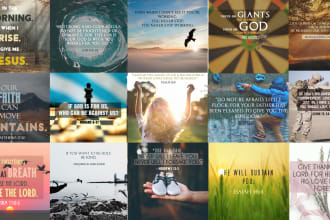 design bible scriptures and quotes  for social media post