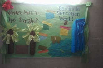 design a bulletin board for any subject or theme