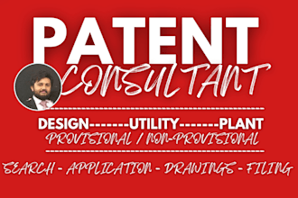 do patent search, patent drawing, patent attorney, provisional patent filing