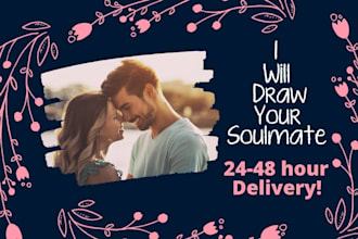 draw your soulmate or twin flame, accurate psychic reading