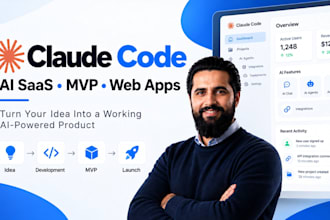 build your ai saas, mvp or web app with claude code
