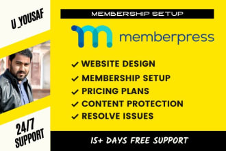 create membership website with memberpress