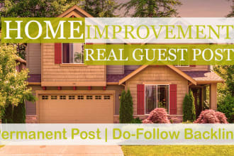 do guest post on home improvement blog
