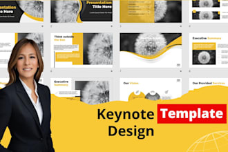 design a custom keynote template