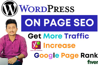 do wordpress on page SEO with yoast premium and technical onpage optimization