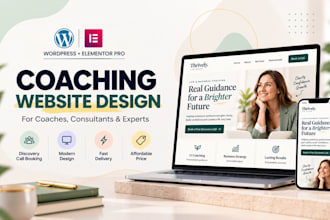 design professional wordpress coaching website
