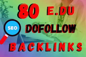 generate 80 high da, profile SEO backlinks