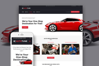 create wordpress automotive car dealership or rental website