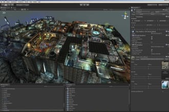 make environment and background for 3d games and animation