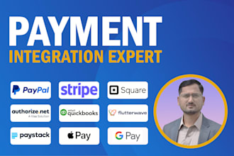 integrate stripe, square or any other payment gateway API