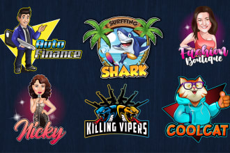 design your cartoon logo,gaming,twitch,and mascot