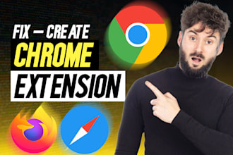 modify fix develop or create chrome extension