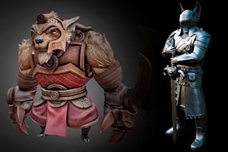 create a 3d character optimized for games