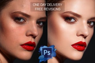 do professional photoshop retouching, photo editing