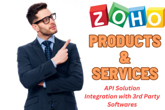 do any zoho app API integration with 3rd party API