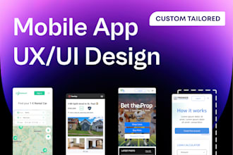 design your mobile app UX and UI