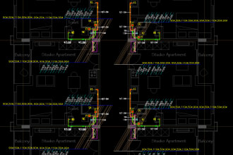 do water supply, waste and rainwater disposal system drawing