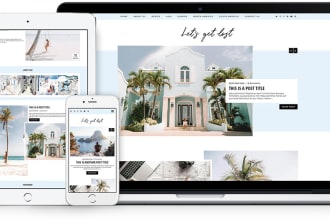 build SEO optimized wordpress websites with modern design