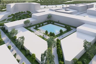 design and render realistic 3dviews for urban, landscape and public places