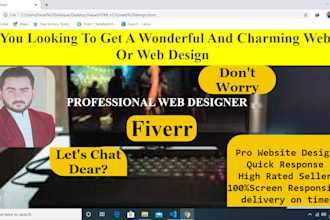 create a responsive website web design, or web pages