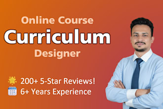 design online course curriculum and lesson plan