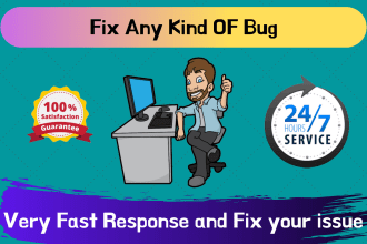 fix your wordpress woocommerce bug, php error, js , css and any other issue