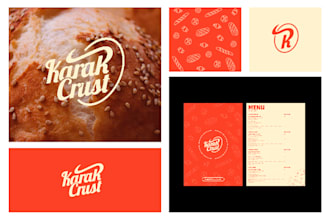 design logo typography with a brand style guide or brand kit