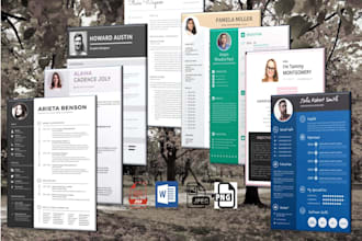 design resume and cover letter for your job