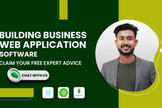 build web application and I will do web development