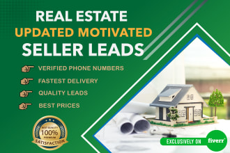 do real estate motivated seller leads and active cash buyers with skip tracing