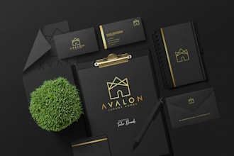 do modern minimalist and luxury logo design