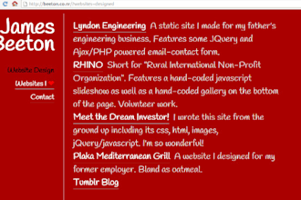format css and write HTML