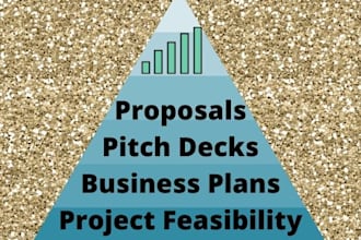 do business plans project feasibility study pitch decks