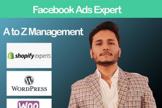 be your shopify store manager and facebook ads manager
