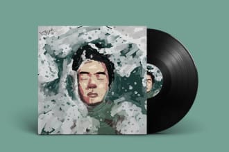 draw album or single cover in my drawing style