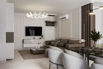 make 3d interior design and 3d rendering with 3ds max